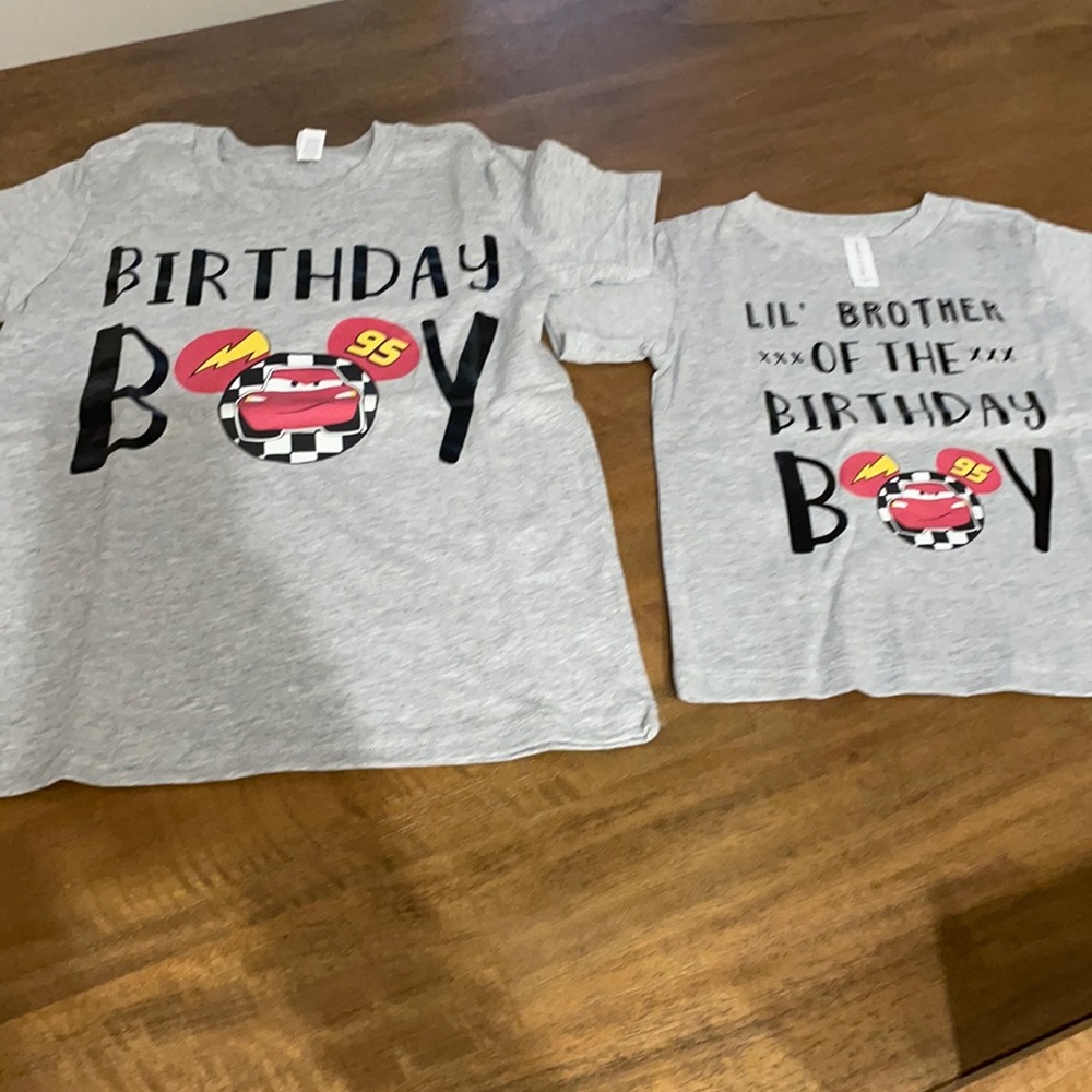 Disney Cars Birthday Shirts
